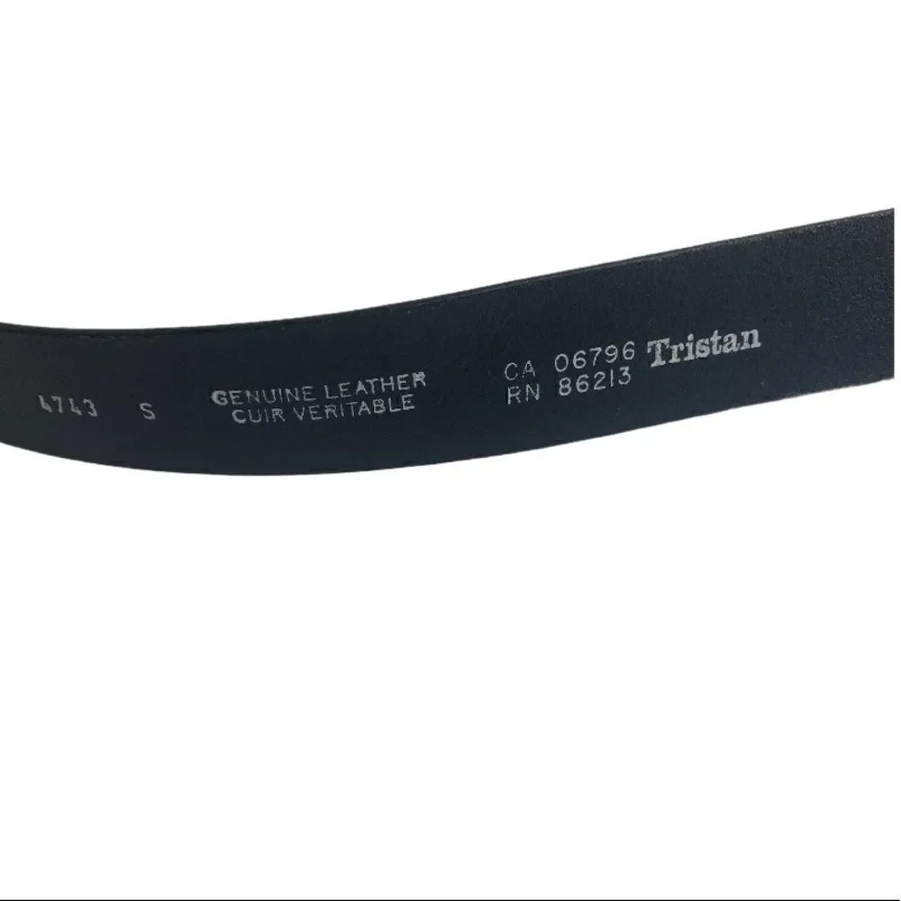 ‎Tristan | Geniune leather black belt